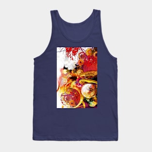 ODE Vertical: Gears and Flowers Tank Top